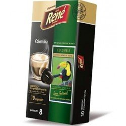 Кофе в капсулах Rene Colombia, 10 капсул Nespresso Кофе в капсулах Rene Colombia, 10 капсул Nespresso