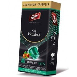 Кава в капсулах Rene Hazelnut, 10 капсул Nespresso Alu Кава в капсулах Rene Hazelnut, 10 капсул Nespresso Alu