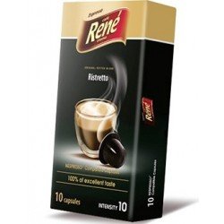 Кава в капсулах Rene Ristretto, 10 капсул Nespresso