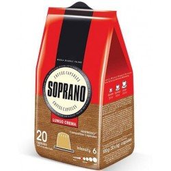 Кофе в капсулах Soprano Lungo Crema, 20 капсул Nespresso Кофе в капсулах Soprano Lungo Crema, 20 капсул Nespresso