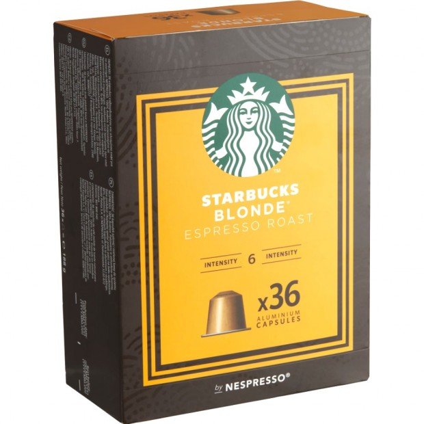 Кофе в капсулах Starbucks Blonde Espresso, 36 капсул Nespresso Кофе в капсулах Starbucks Blonde Espresso, 36 капсул Nespresso