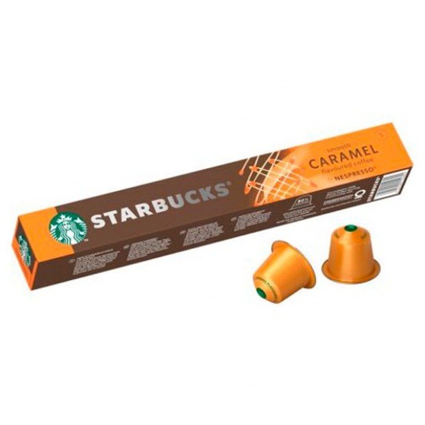 Кофе в капсулах Starbucks Caramel, 10 капсул Nespresso Кофе в капсулах Starbucks Caramel, 10 капсул Nespresso