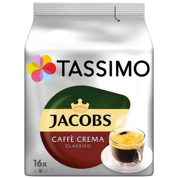 Кава в капсулах Caffe Crema – 16 капсул Tassimo Кава в капсулах Caffe Crema – 16 капсул Tassimo