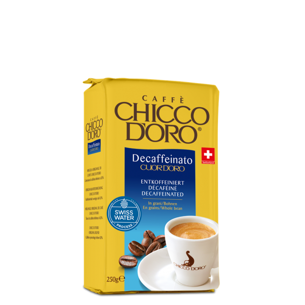 Кофе в зернах Chicco dOro Decaffeinato 0,25 кг.
