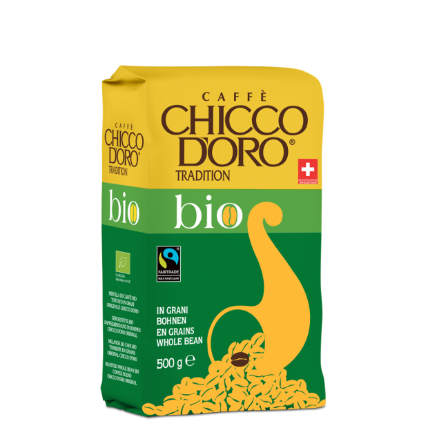 Кава в зернах Chicco dOro FairTrade Max Bio Tradition 0,5 кг. Кава в зернах Chicco dOro FairTrade Max Bio Tradition 0,5 кг.