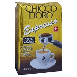 Мелена кава Chicco d'Oro Espresso 100% arabica, 0.25 кг. Мелена кава Chicco d'Oro Espresso 100% arabica, 0.25 кг.
