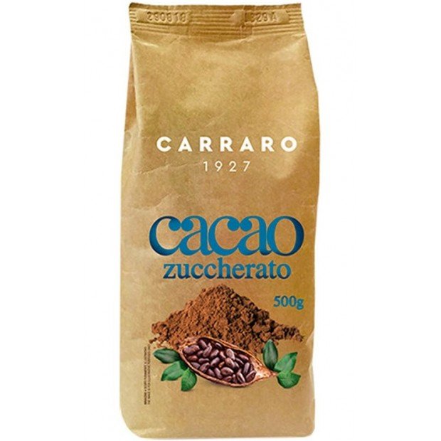 Горячий шоколад Carraro Cacao Zuccherato, 500 грамм