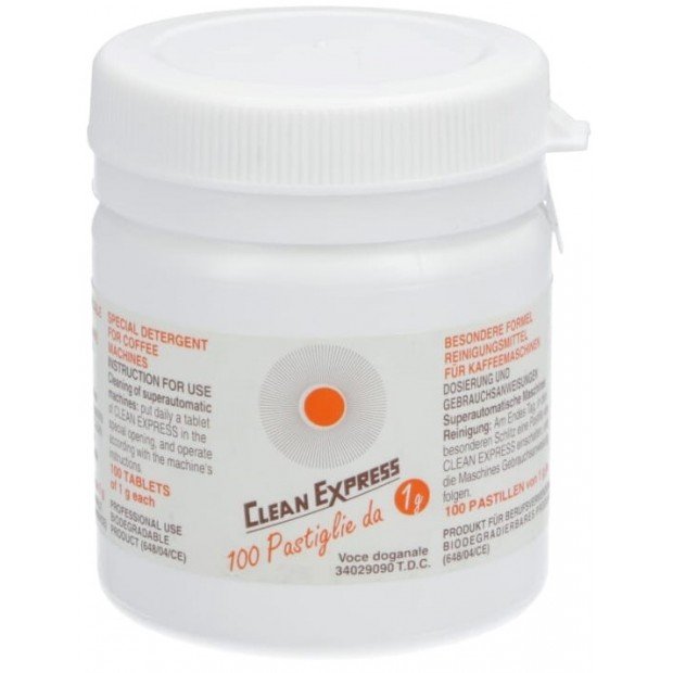 Таблетки от кофейных масел Clean Express,100 шт, 1 грамм