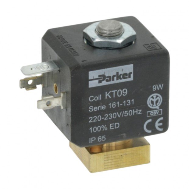 Двухходовой клапан подкачки воды Parker 220В, в кофемашине Expobar, Crem Двухходовой клапан подкачки воды Parker 220В, в кофемашине Expobar, Crem