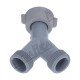 Фітинг Y 3-х ходовий - 3/4M - 3/4M - 3/4F пластик