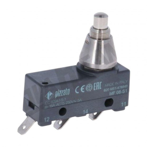 Микропереключатель для кофемолки FIORENZATO M.C. F64E, PIZZATO 16А - 250В, оригинальный Микропереключатель для кофемолки FIORENZATO M.C. F64E, PIZZATO 16А - 250В, оригинальный